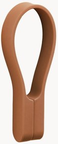Siliconen magnetische handdoekhouders Loop Terracotta, 2-delig