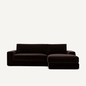 Hoekbank in fluweel, Skander