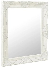 vidaXL Wandspiegel barok stijl 50x60 cm wit