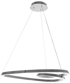 Plafondlamp Ophanglus LED Afstandsbediening APP798-cp Chroom
