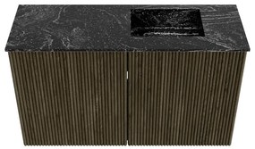 Mondiaz Joya DLux 70cm toiletmeubel shadow met wastafel faye rechts 1 kraangat lava