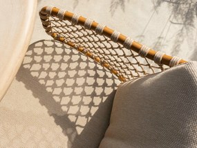 De Martinique hoek loungebank amber XL met knuffelhoek