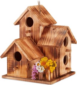 Vogelhuis - hout - vogelhuisje - nestkast - houten huisje - decoratie voor tuin