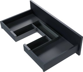 Ben Tendenza badmeubel incl. keramische wastafel 80x46x62cm zand