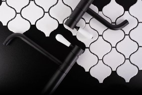Rea Serra Black Matt High Zwart Wastafelmengkraan