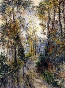 Kunstreproductie The Forest Path, 1871, Renoir, Pierre Auguste