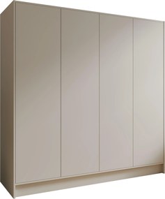 Kledingkast Arecibo 102, Kasjmier, 200x200x51cm, 160 kg, Kledingkast deuren: Met scharnieren, Aantal planken: 4, Aantal planken: 4