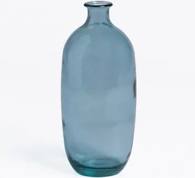 Lumas Glazen Vaas Blauw – Hemel - Sklum