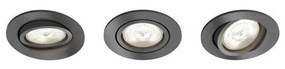 Philips - SET 3x Dimbare LED Inbouw Lamp Warm Glow 1xLED/4,5W/230V