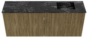 Mondiaz Joya DLux 100cm toiletmeubel dusk met wastafel faye rechts zonder kraangat lava