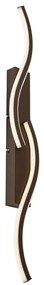 LED Design wandlamp donker brons 3-staps dimbaar 2-lichts - Bummy Design Binnenverlichting Lamp