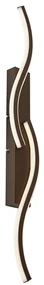 LED Design wandlamp donker brons 3-staps dimbaar 2-lichts - Bummy Design Binnenverlichting Lamp
