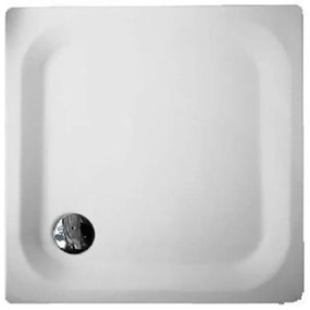 Bette Super Vlak Douchebak Plaatstaal 100x90x3.5cm Rechthoekig Wit 1660-000