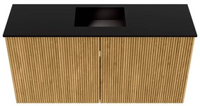 Mondiaz Joya 80cm toiletmeubel oak met wastafel faye midden 1 kraangat urban