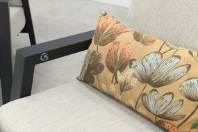 Lagos/Milford verstelbare 5-zits stoel-bank loungeset - antraciet