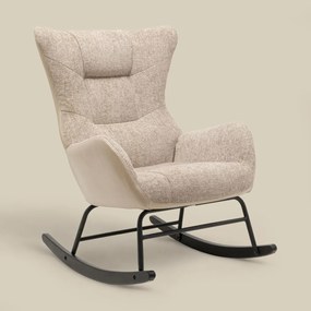 Beige Schommelstoel
