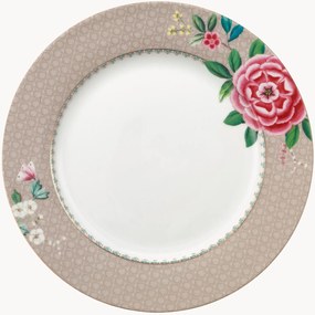 Porseleinen dinerborden Blushing Birds, 6-delig
