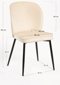 Stoel Teile Velours