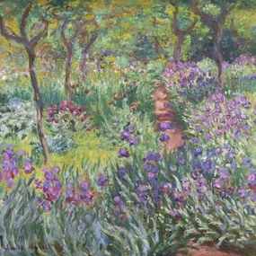 Kunstreproductie The Garden in Giverny, Claude Monet