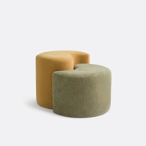 Set van 2 tweekleurige mimipoefjes, EBONY