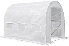 Metalen folie kweektent 2x4m wit Garden Point