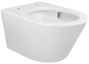 Mueller Afesta hangend toilet randloos met tornado flush en platte softclose zitting wit glans