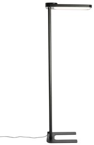 Daglicht vloerlamp zwart vierkant incl. LED en dimmer - Guzo