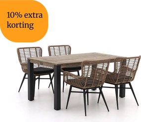 + 10% kassakorting | Diningset Intenso | 4 personen | Tuinset teakhout | 5-delig | Kees Smit Tuinmeubelen