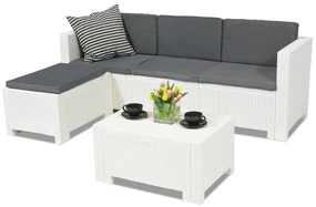 Colorado Relax technorattan loungemeubelset wit Bica
