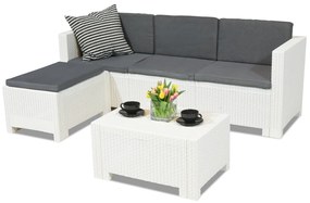 Colorado Relax technorattan loungemeubelset wit Bica