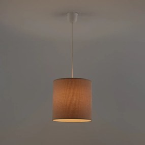 Hanglamp/Lampenkap in ribfluweelØ25cm, Thalia