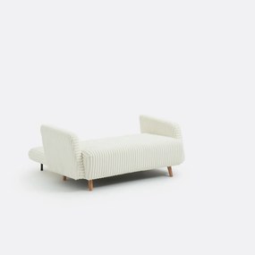 Omvormbare bank, fluweel met grove rib, 2-zit. Cosico