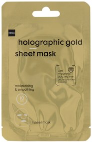 HEMA Goudkleurig Holografisch Gezichtsmasker