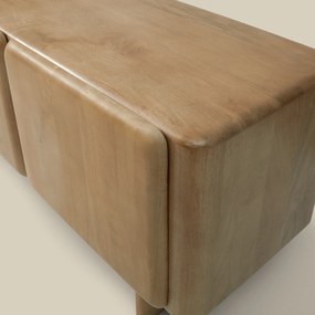 Tv-meubel Gebleekt Eiken 160 Cm - 160x45x55cm.