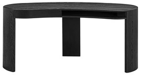 Richmond Interiors Navarino Organisch Bureau Zwart Out - 165 X 65cm.