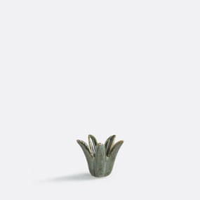 Keramische palmkandelaar, hoogte 8,5 cm, TROPIA
