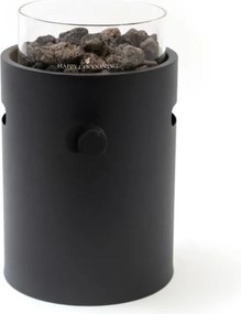 Happy Cocooning Lumi Steel tafelbrander rond 21xH37 cm Nordic Black