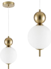 LED hanglamp plafondlamp LHJ115-1CP geborsteld goud