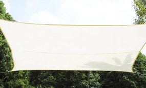 Practo Garden schaduwdoek - pe - vierkant - 500 op 500 cm - crème
