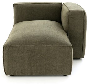 Modulaire longchair getextureerde stof, Seven