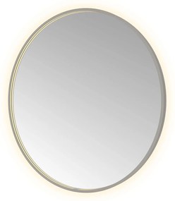 Hotbath &More Round spiegel 100cm geborsteld gunmetal PVD
