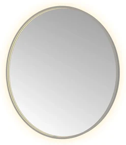 Hotbath &More Round spiegel 100cm geborsteld gunmetal PVD
