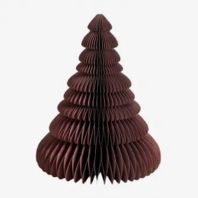 Set Van 3 Kerstbomen Van Noelle-papier Rode Ceder & ↑31 Cm - Sklum