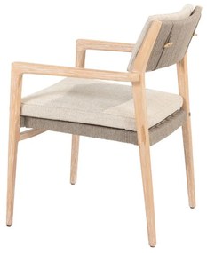 4 Seasons Outdoor Julia stapelbare dining chair      beige weerbestendig