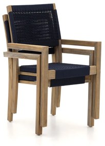 ROUGH Batang Rope dining tuinstoel stapelbaar