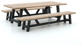 + 15% kassakorting | Picknickset Bellagio | 8 personen | Tuinset teakhout | 3-delig | Kees Smit Tuinmeubelen