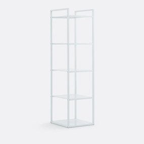Lage kleerkastmodule van staal, 5 legplanken, ENIDE
