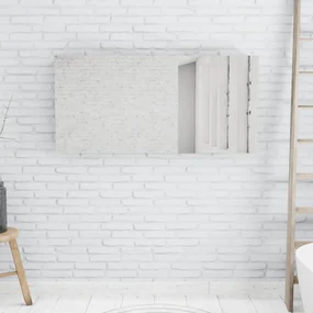 Zaro Beam antraciet spiegelkast 150x70x16cm 3 deuren