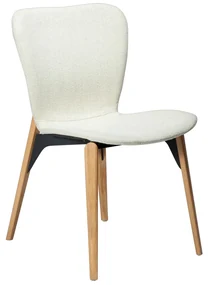 Dan-Form Paragon Design Stoel Wit Boucle Met Eiken