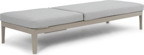 Lifestyle Garden Furniture Mateo Ligbed Met Kussen Loft/soft Grey Aluminium Taupe